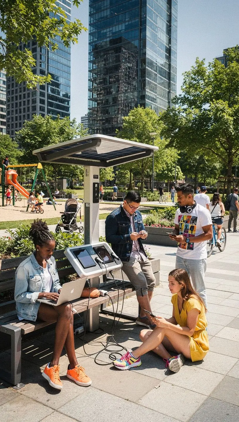 Modern office workspace